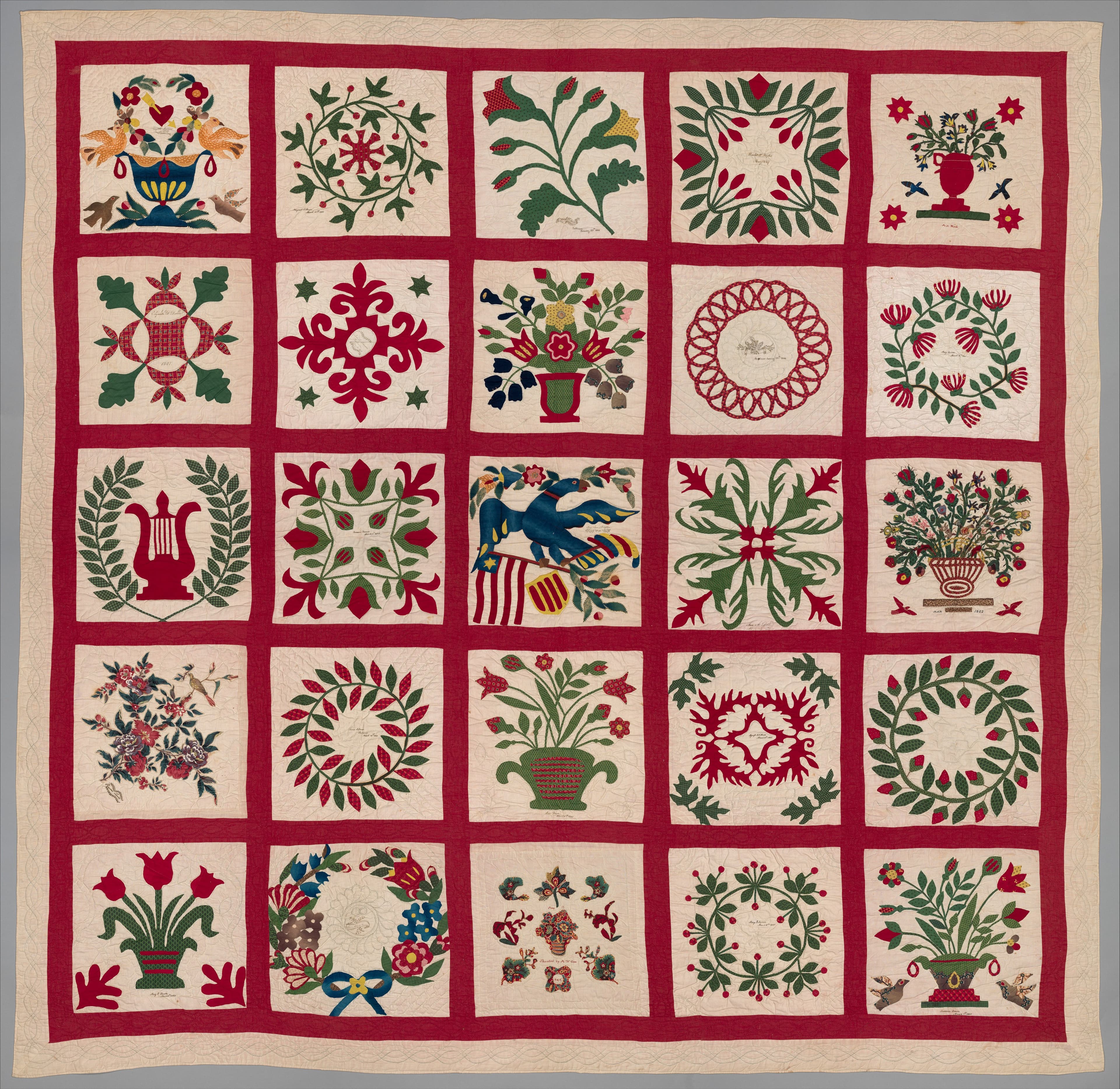 Quilt, Album pattern