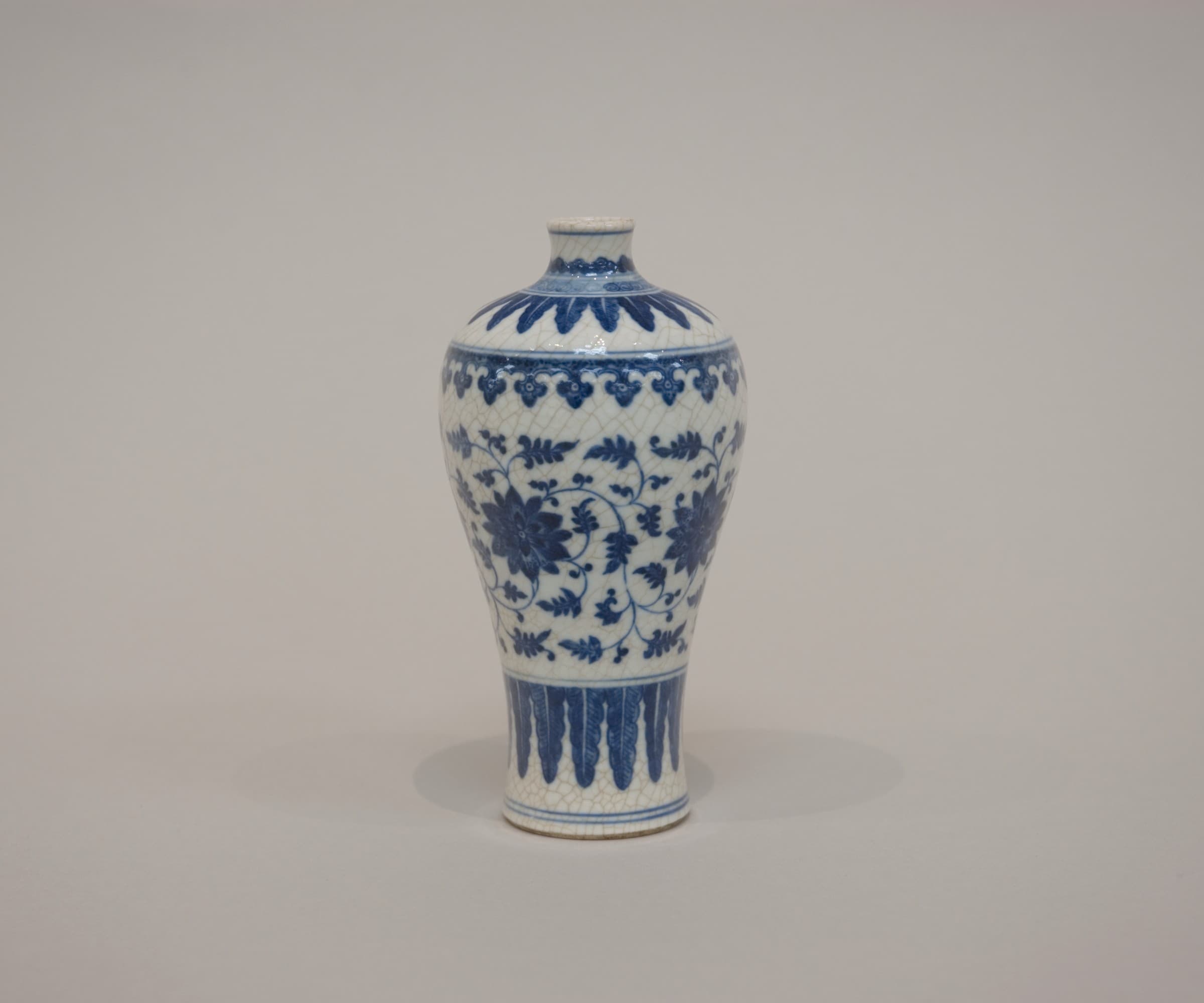 Meiping vase with floral scrolls
