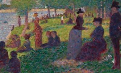 Oil Sketch for "A Sunday on La Grande Jatte — 1884"