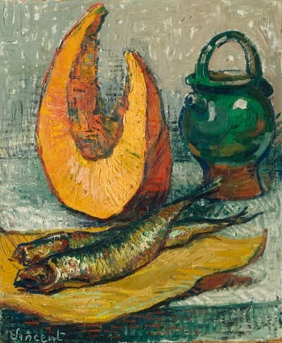 Still Life: Melon, Fish Jar