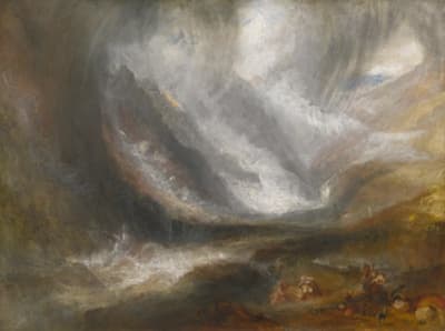Valley of Aosta: Snowstorm, Avalanche, and Thunderstorm