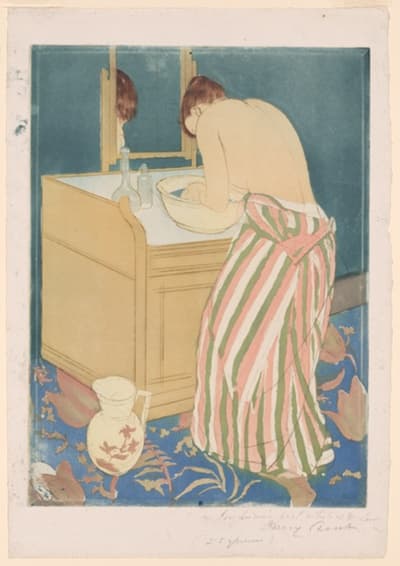 Woman Bathing
